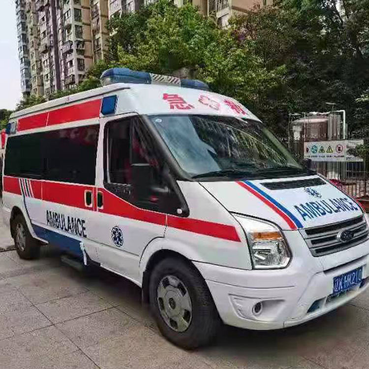 广饶长途救护车护送病人返乡